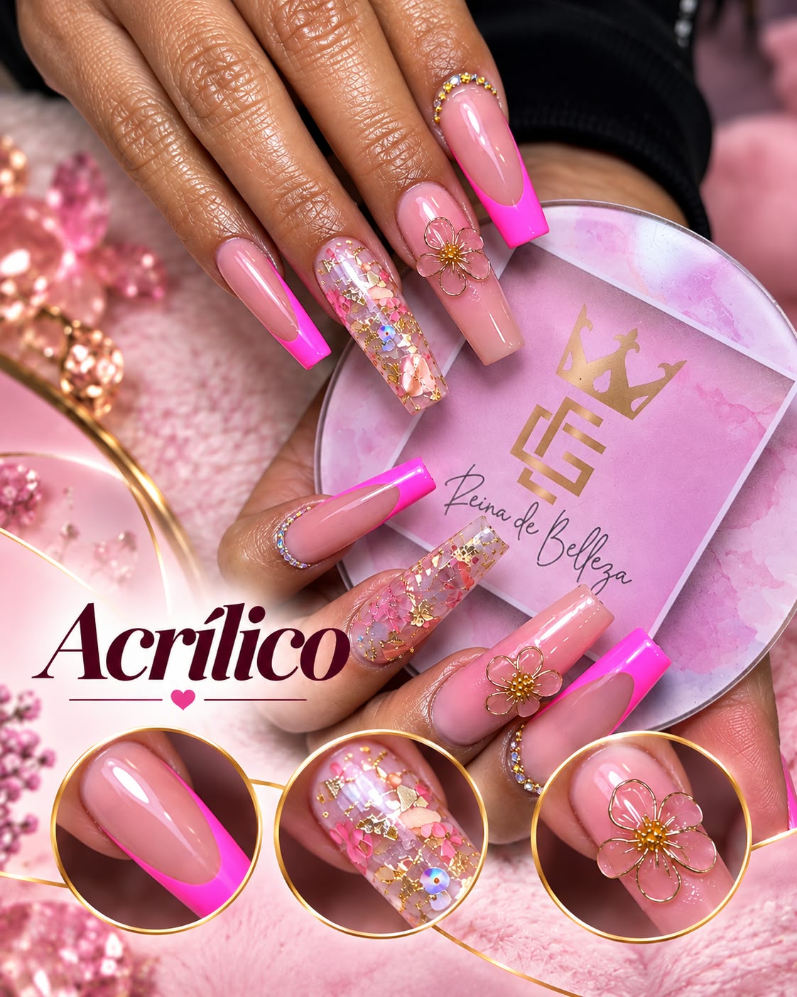 Polygel en CG Reino de Belleza Las Condes